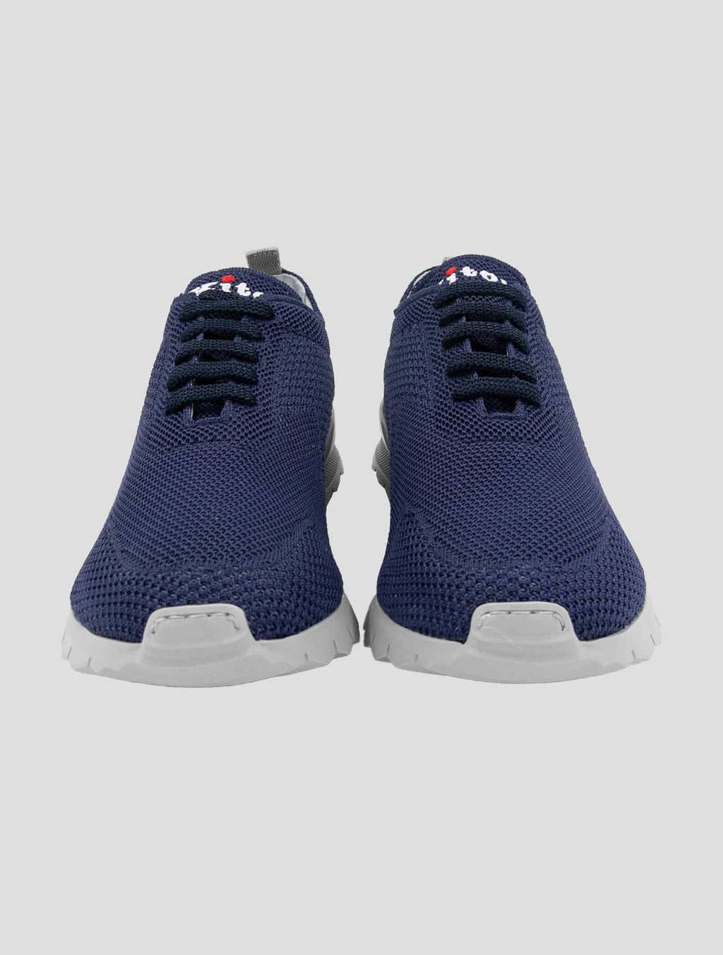 Kiton Blue Cotton Ea Sneakers 2