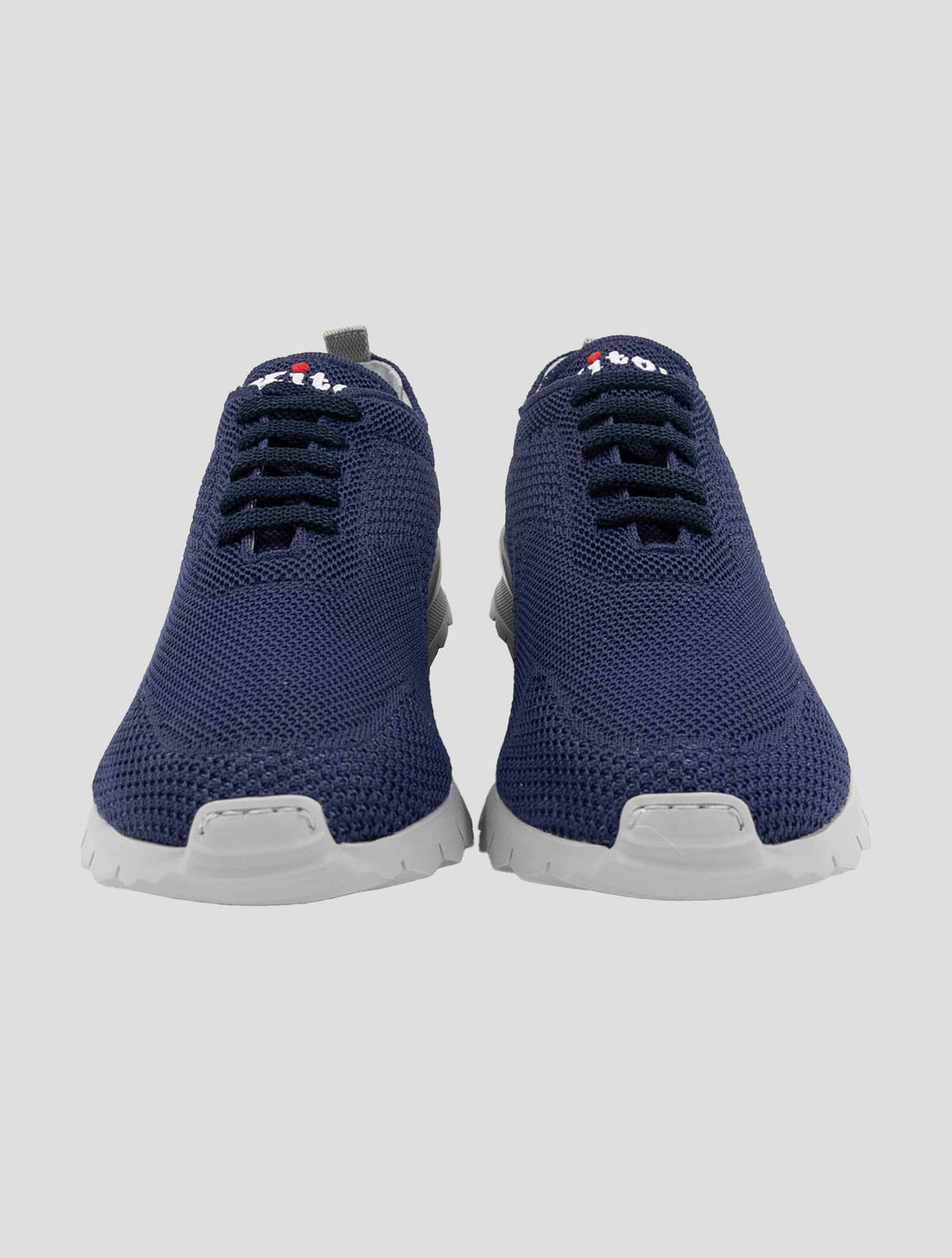 Kiton Blue Cotton Ea Sneakers 2