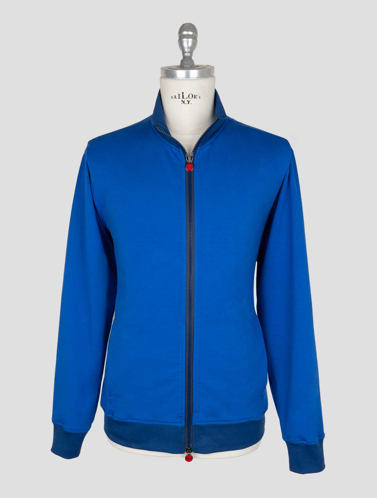 Kiton Blue Cotton Ea Coat B-ONE 1