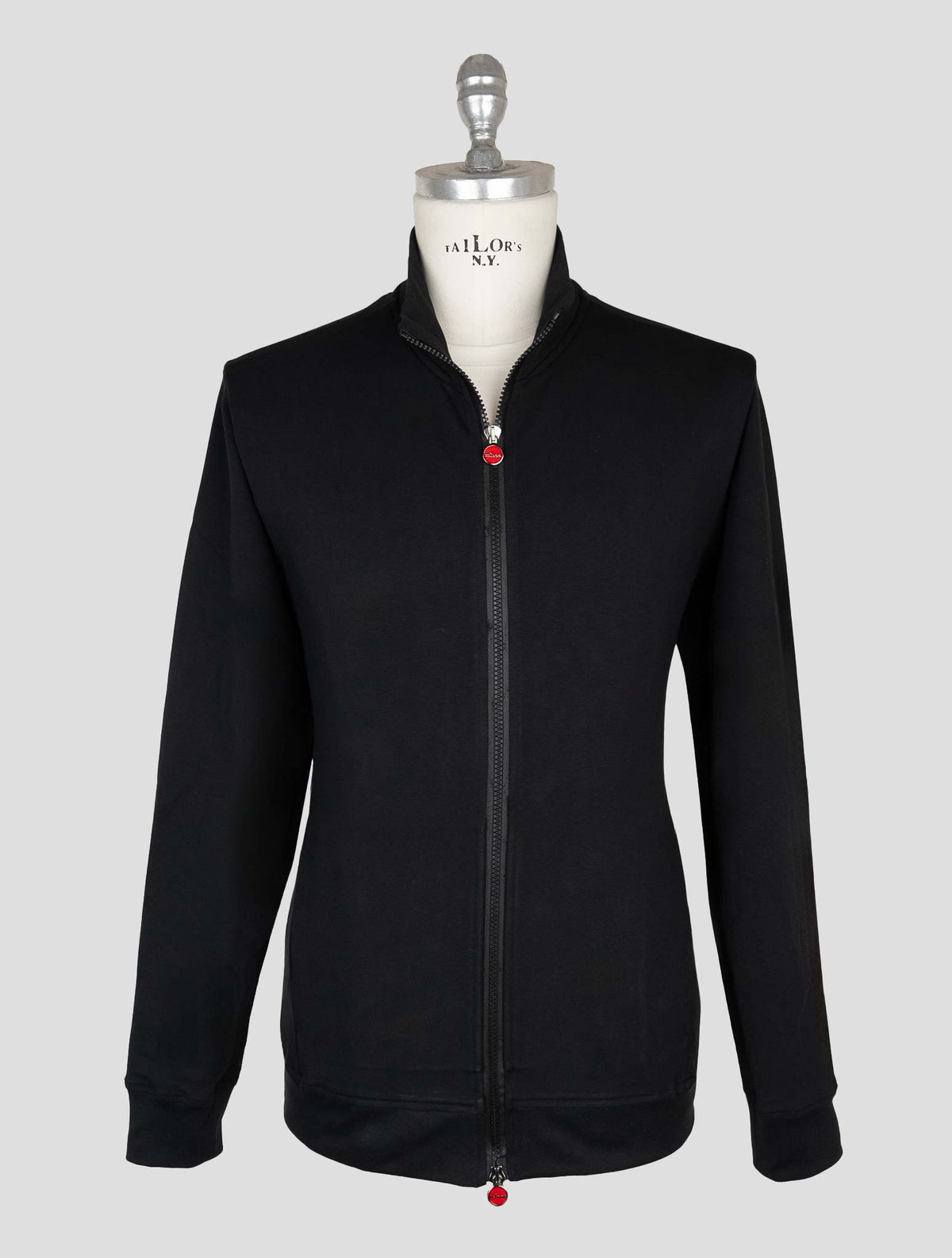 Kiton Black Cotton Ea Coat B-ONE 1