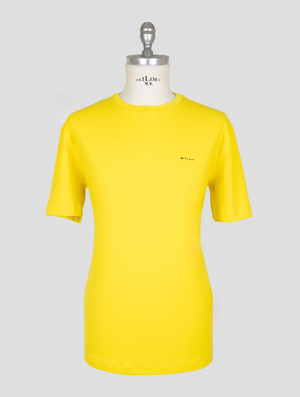 Kiton Yellow Cotton T-shirt 1