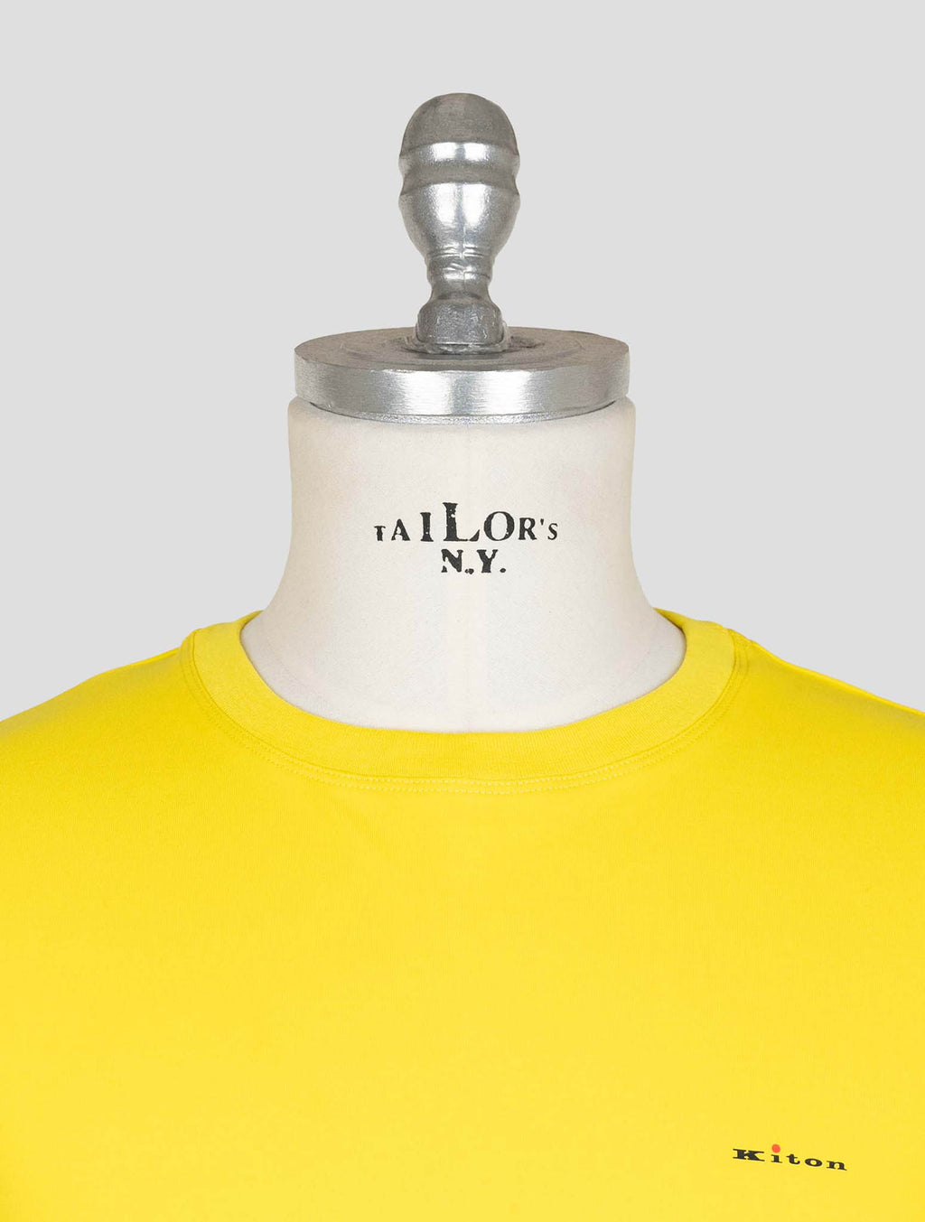Kiton Yellow Cotton T-shirt 4