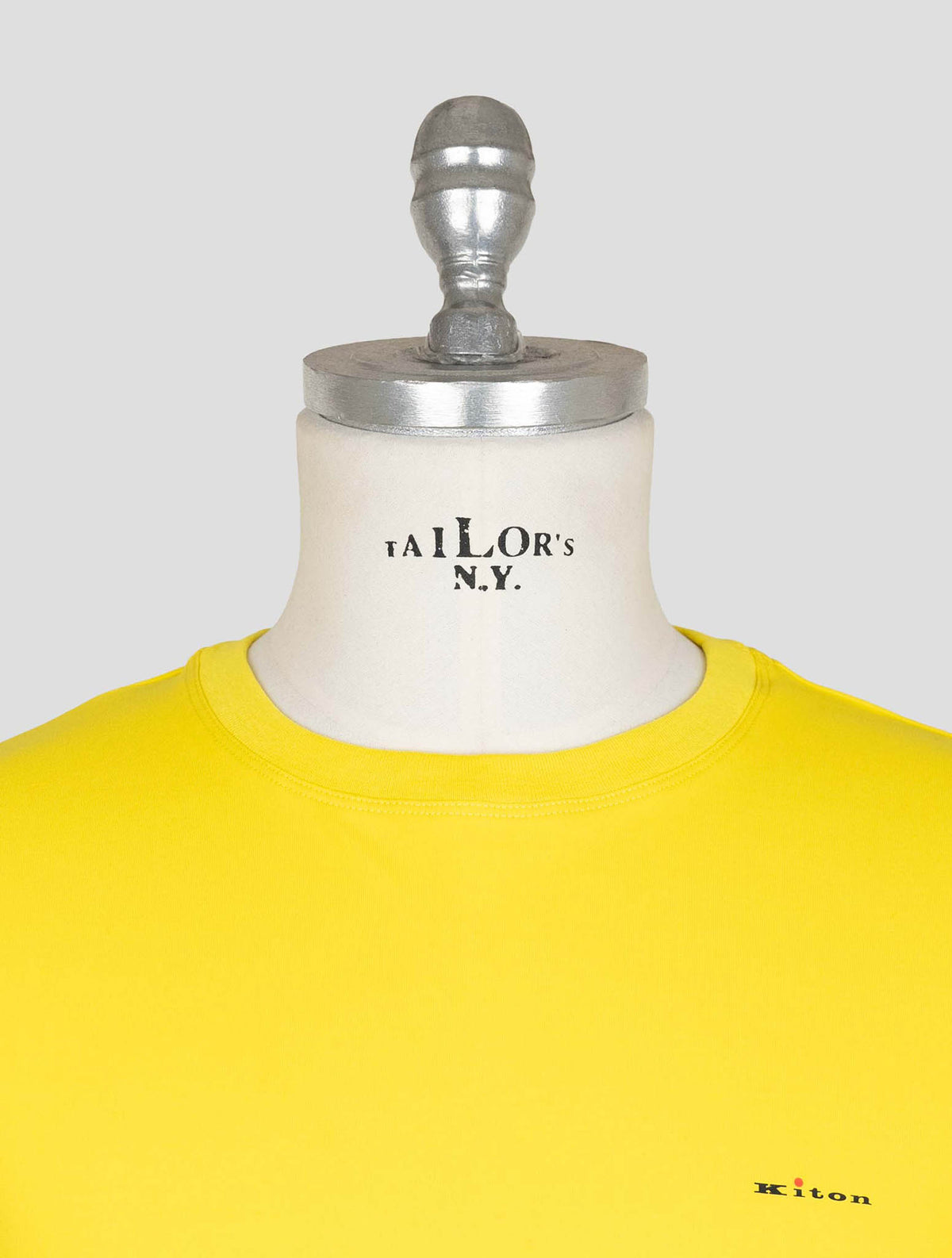 Kiton Yellow Cotton T-shirt 4