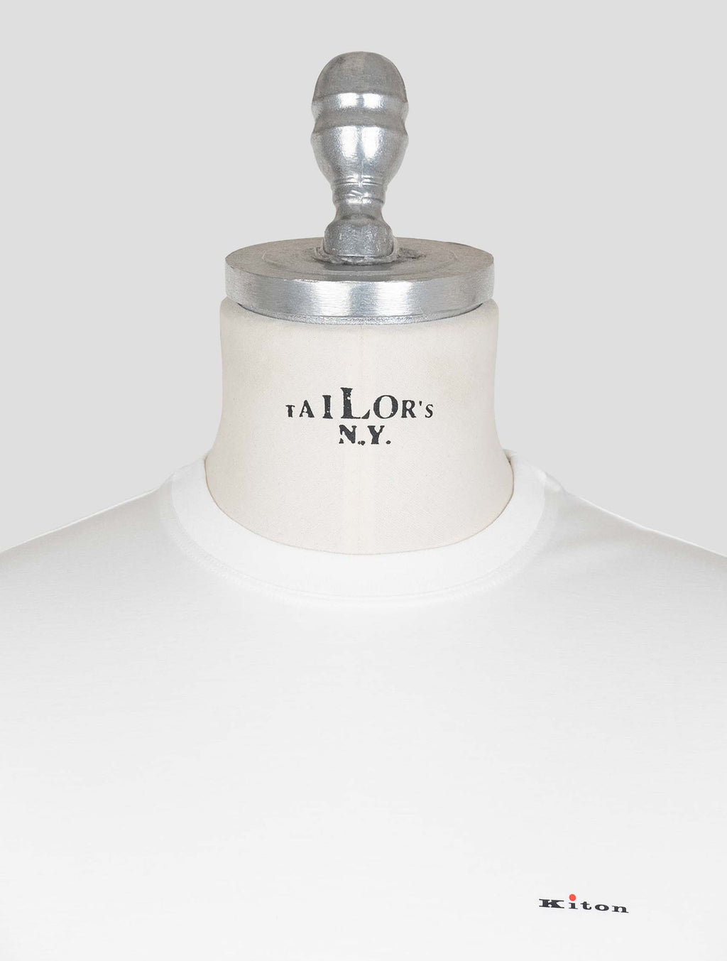 Kiton White Cotton T-shirt 4