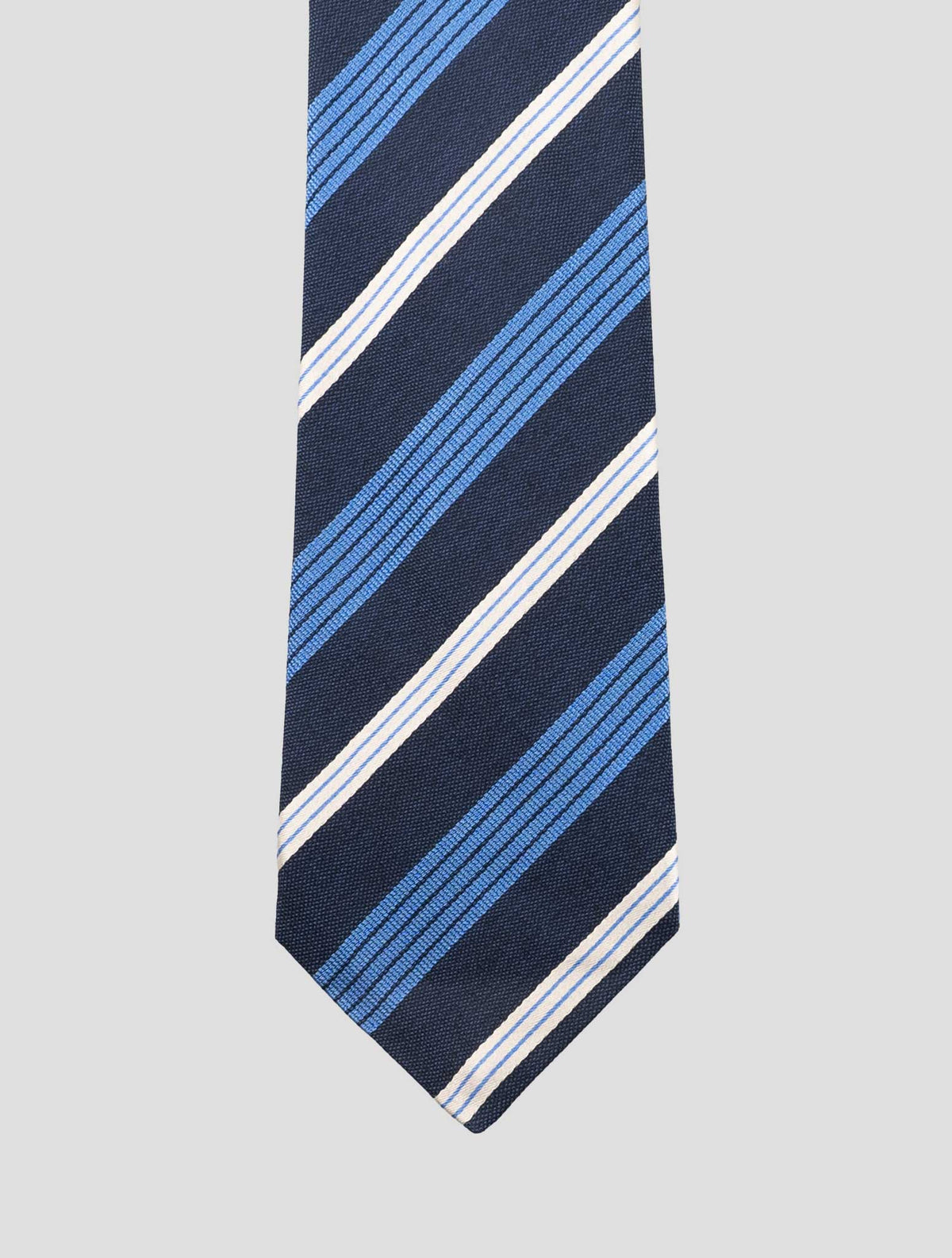 Kiton Multicolor Silk Cotton Tie 2