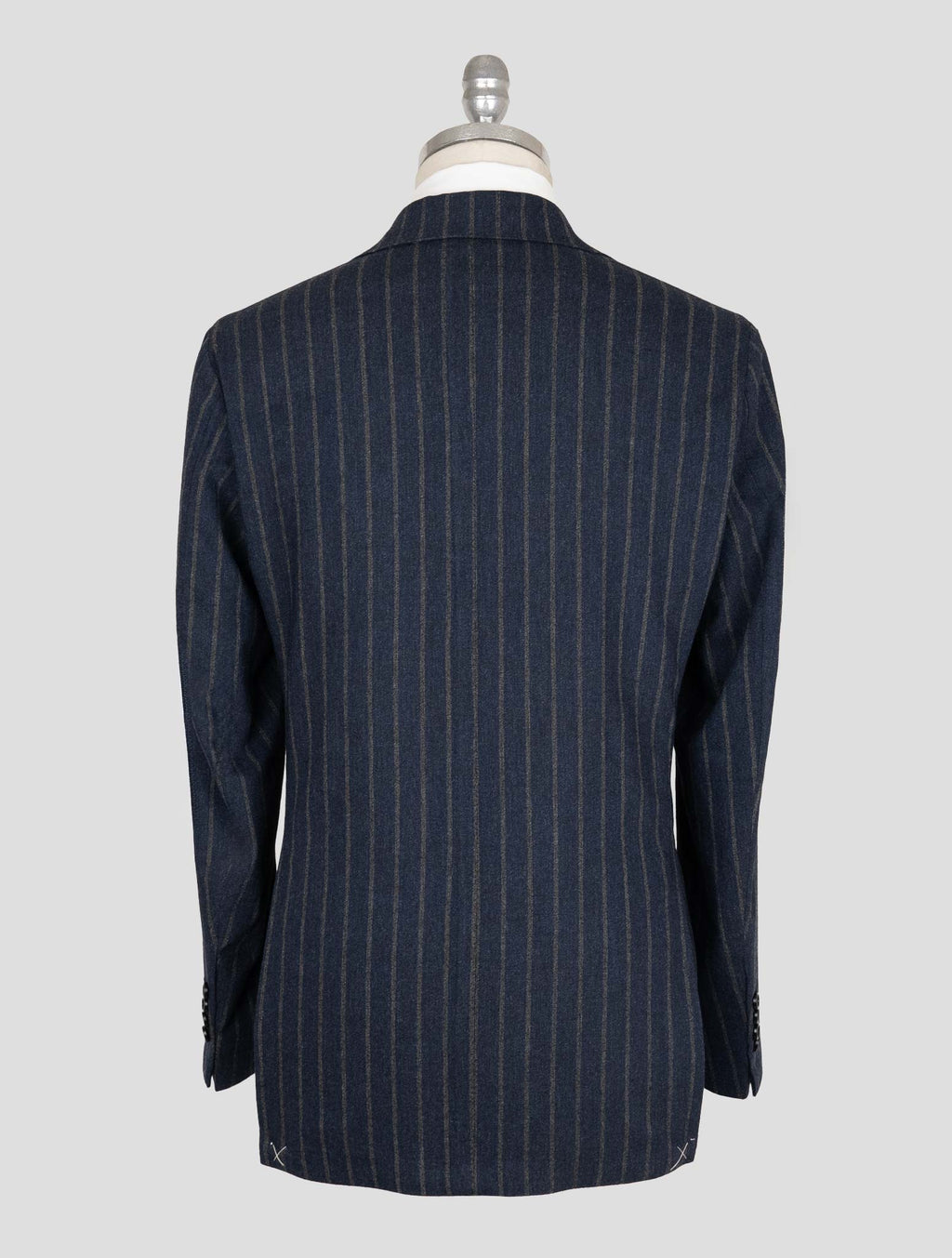Sartorio Napoli Blue Gray Virgin Wool Pa Cashmere Ea Suit 3