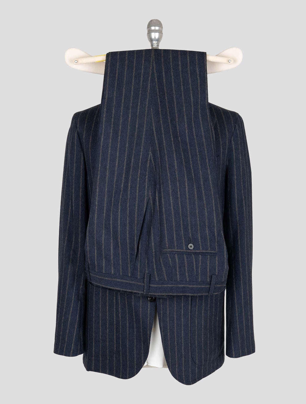 Sartorio Napoli Blue Gray Virgin Wool Pa Cashmere Ea Suit 4