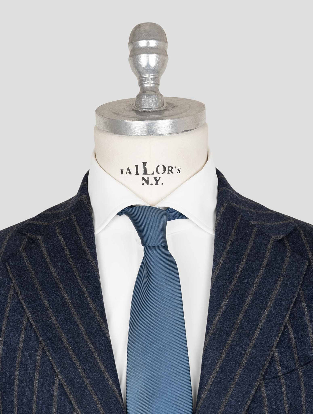 Sartorio Napoli Blue Gray Virgin Wool Pa Cashmere Ea Suit 5