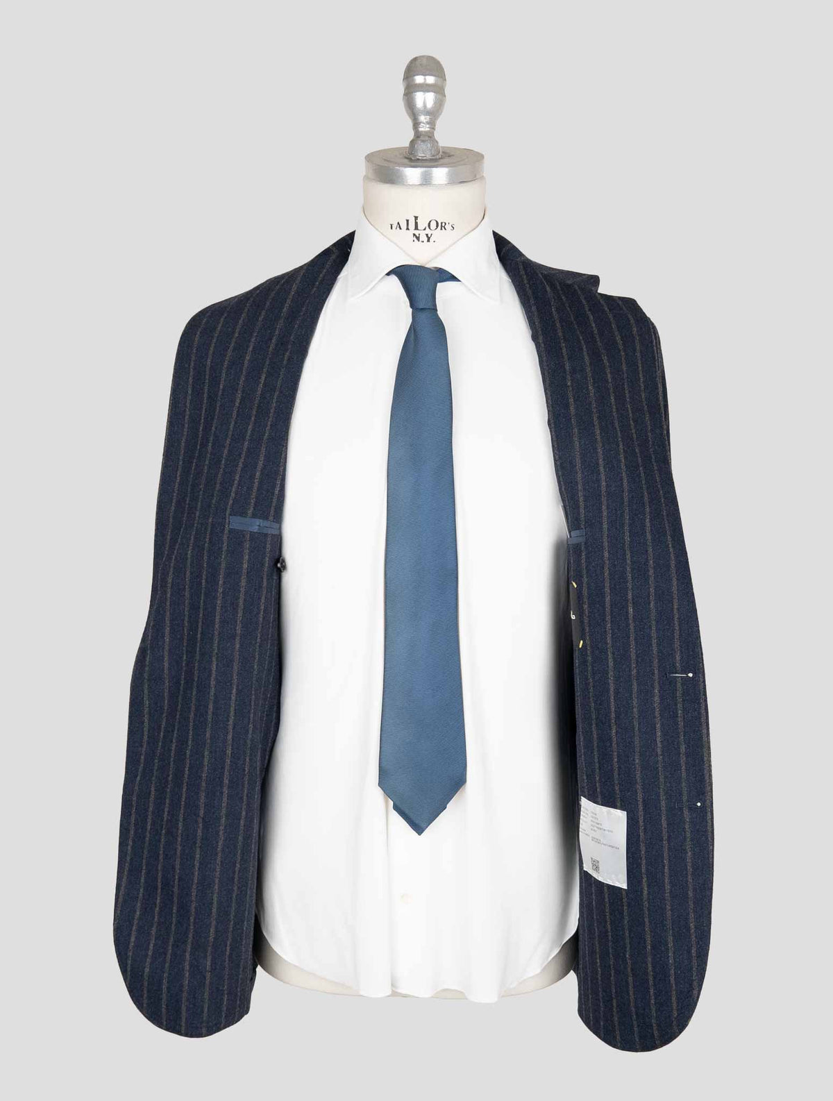 Sartorio Napoli Blue Gray Virgin Wool Pa Cashmere Ea Suit 7