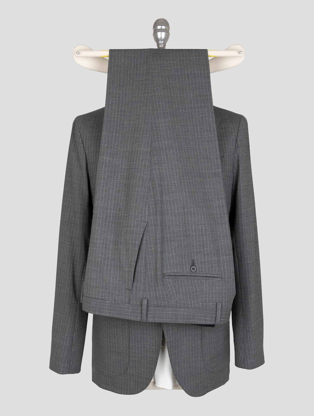 Sartorio Napoli  Gray Virgin Wool Ea Suit 4