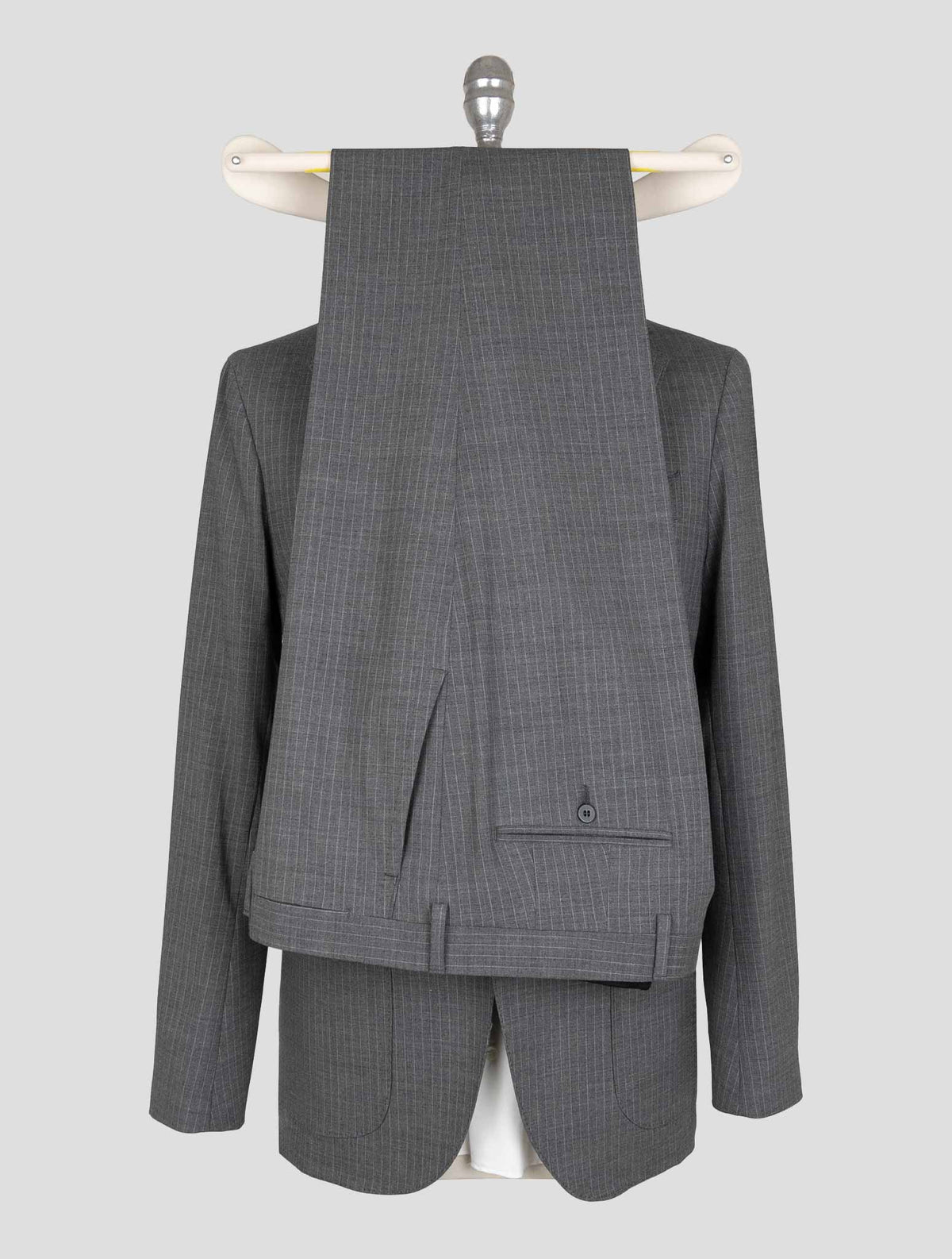 Sartorio Napoli  Gray Virgin Wool Ea Suit 4