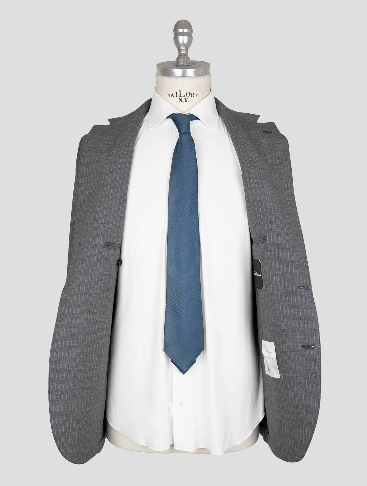 Sartorio Napoli  Gray Virgin Wool Ea Suit 7