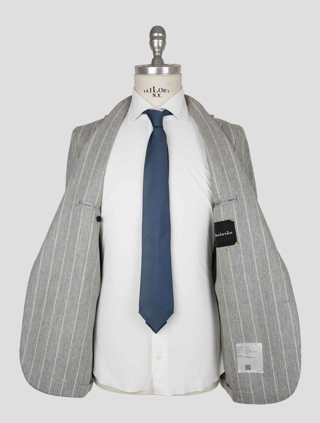 Sartorio Napoli  Gray Virgin Wool Pa Ea Suit 7