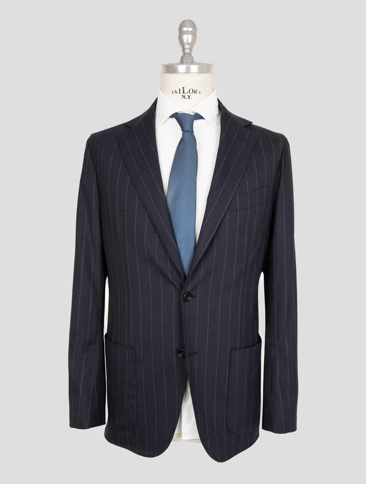 Sartorio Napoli Dark Gray Virgin Wool Pa Ea Suit 1