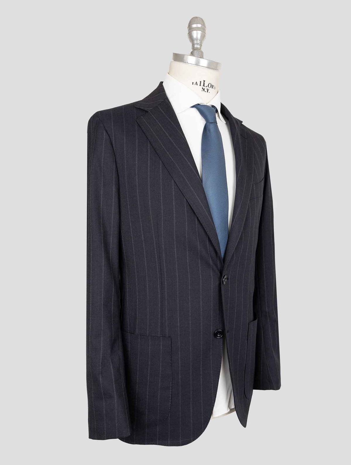 Sartorio Napoli Dark Gray Virgin Wool Pa Ea Suit 2