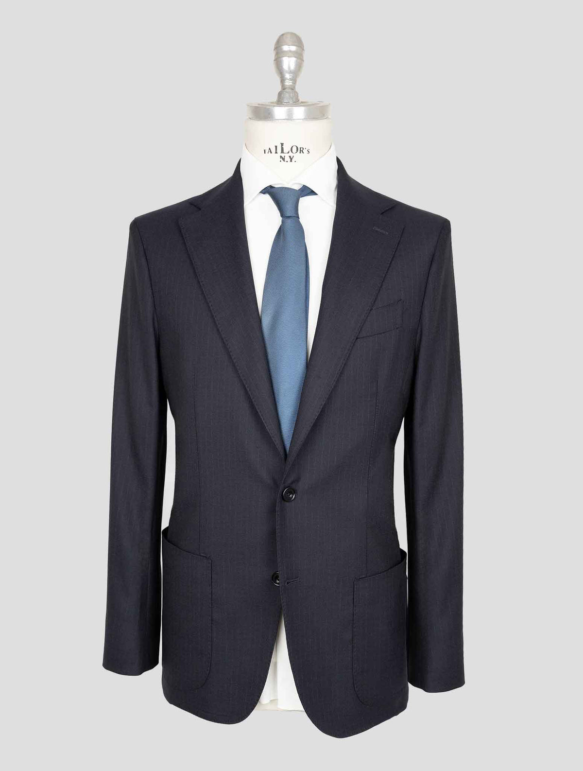 Sartorio Napoli  Dark Blue Virgin Wool Ea Suit 1