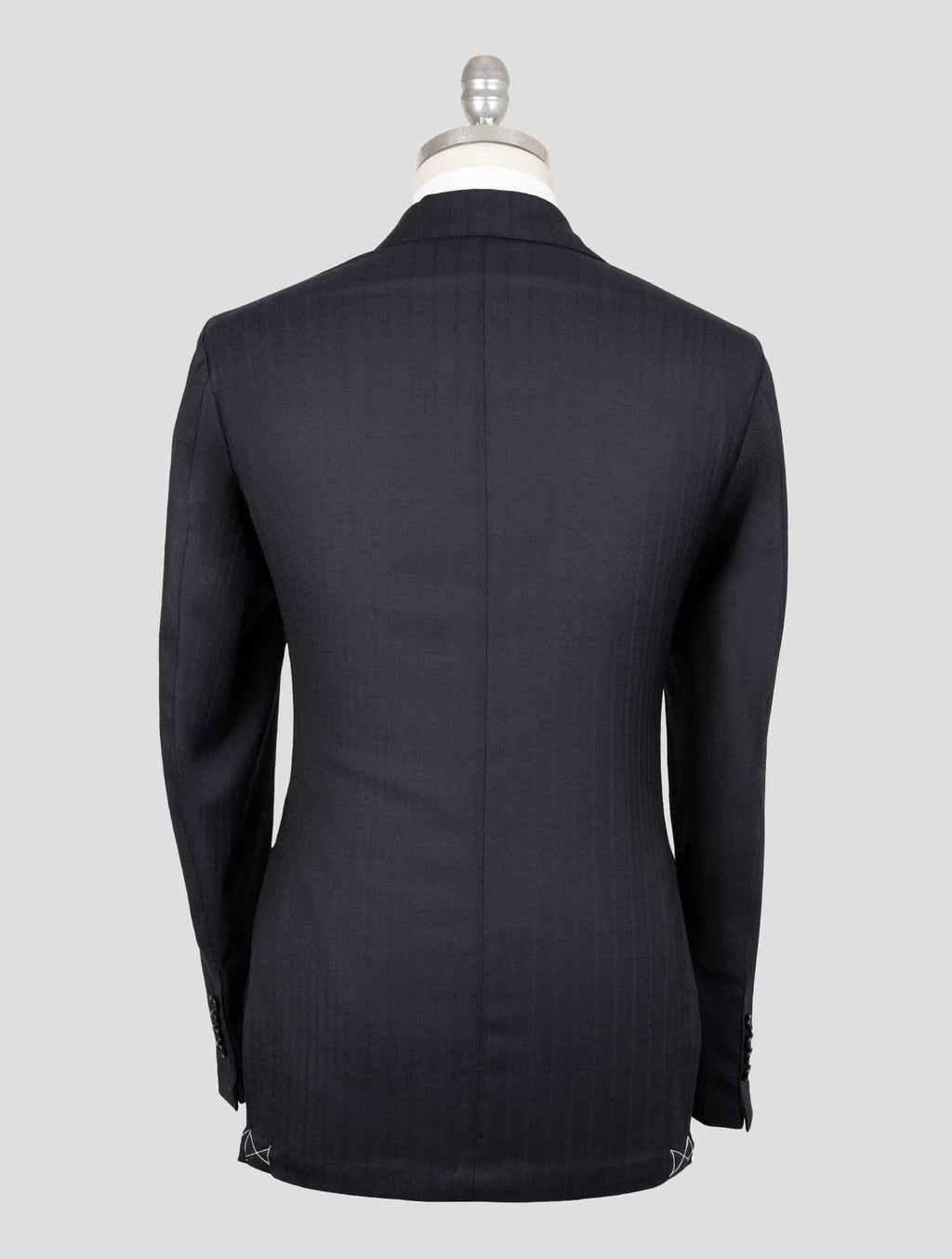 Sartorio Napoli Blue Virgin Wool Ea Suit 3