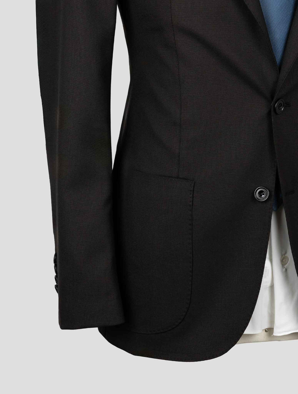 Sartorio Napoli  Brown Virgin Wool Suit 5