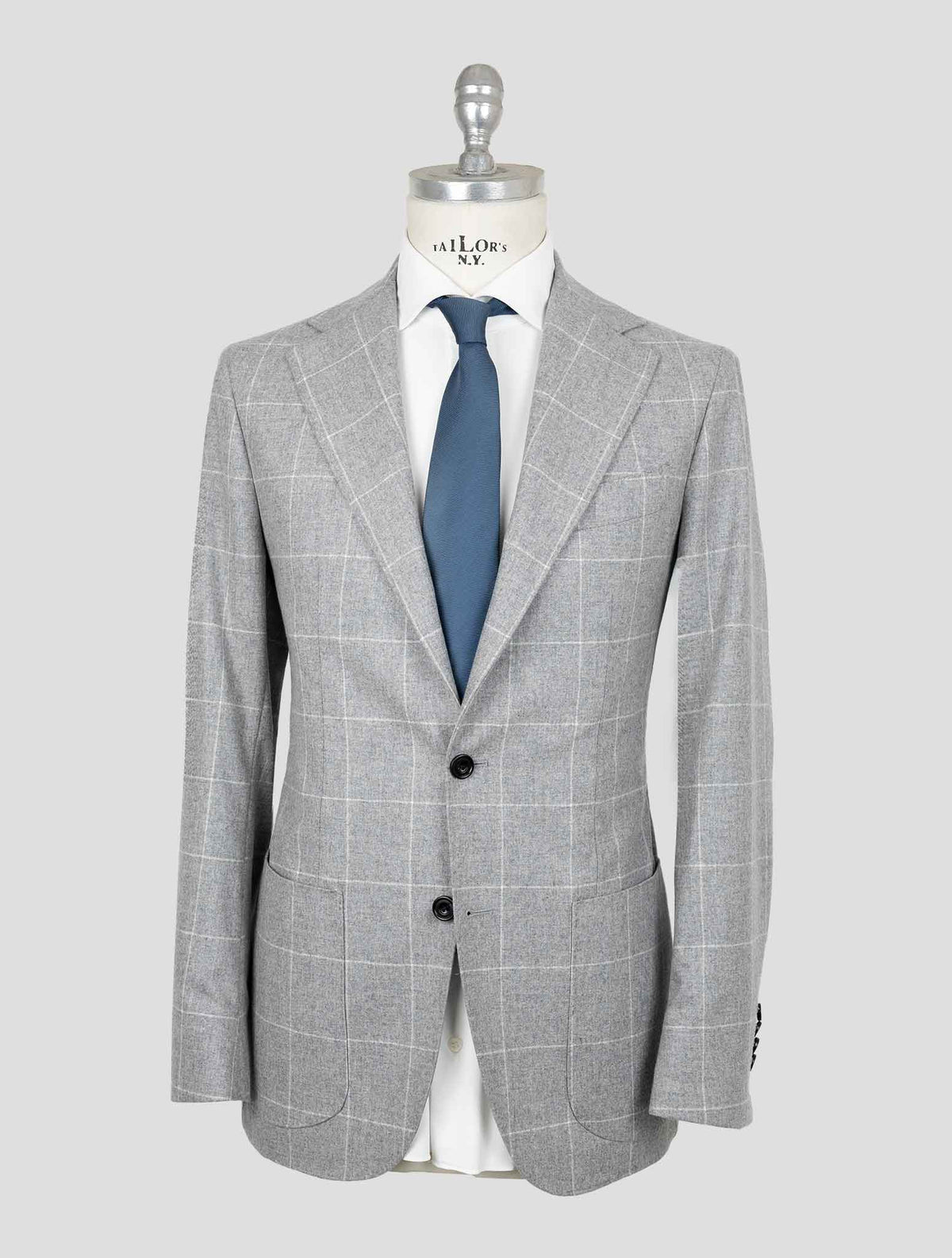 Sartorio Napoli Gray Virgin Wool Caashmere Suit 1