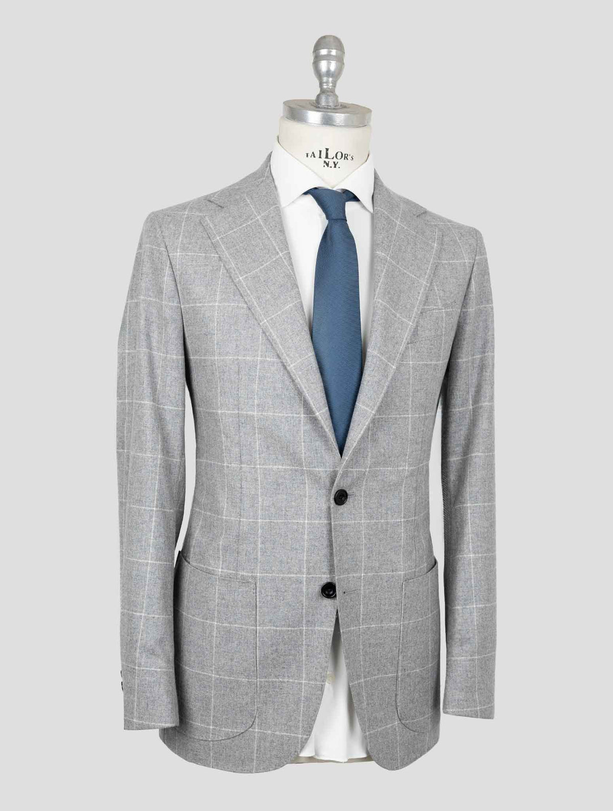 Sartorio Napoli Gray Virgin Wool Caashmere Suit 2