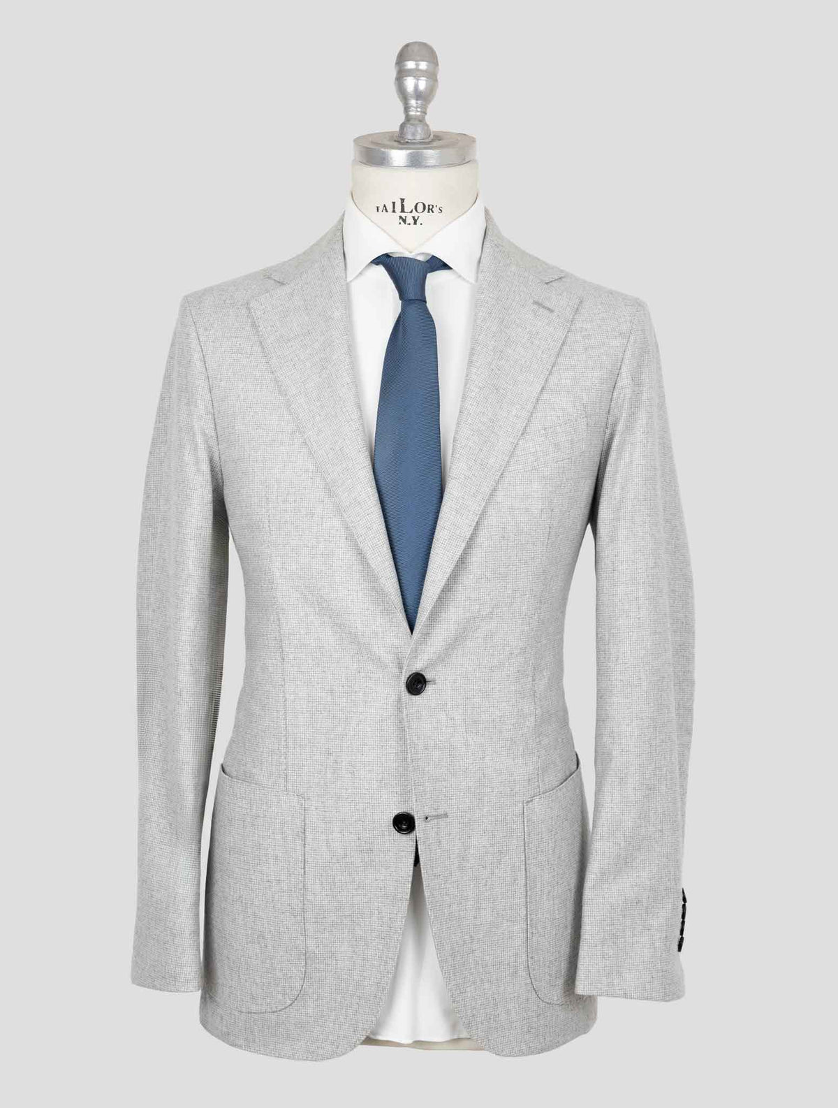 Sartorio Napoli Gray Virgin Wool Caashmere Suit 1