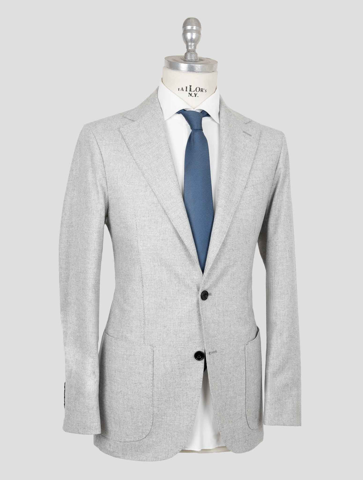 Sartorio Napoli Gray Virgin Wool Caashmere Suit 2
