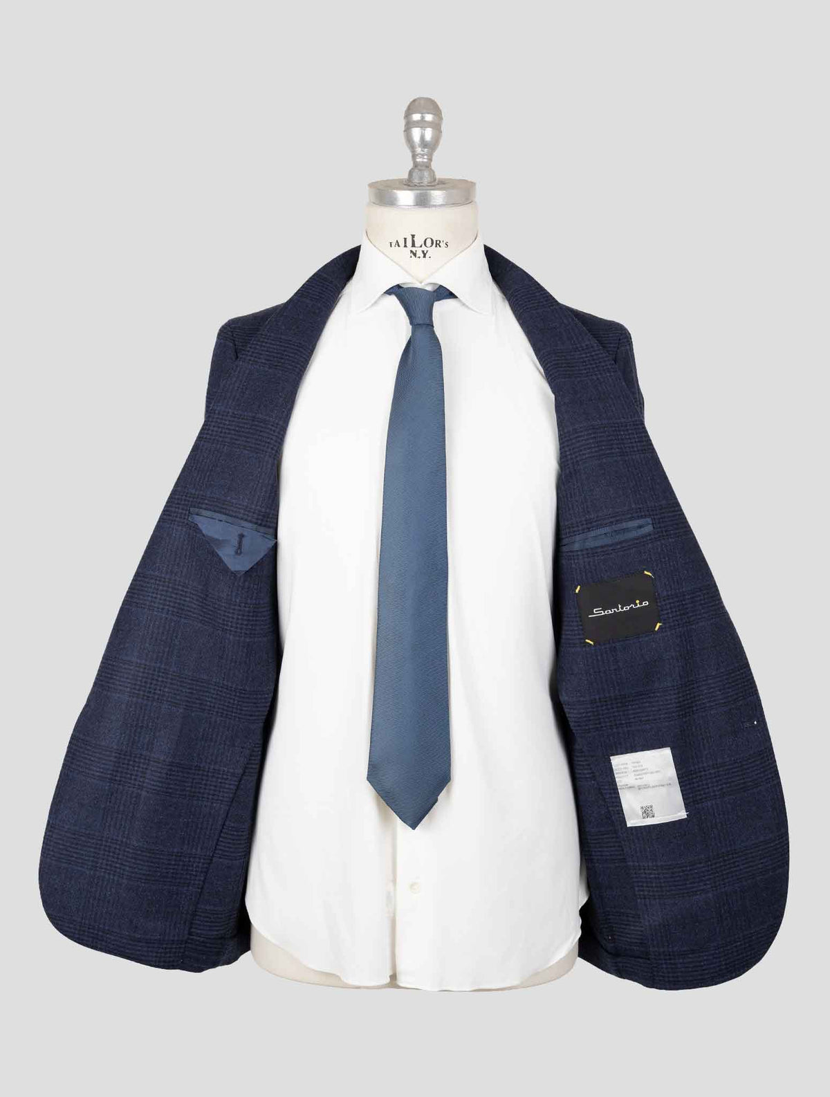 Sartorio Napoli  Blue Virgin Wool Silk Pa Ea Suit 7