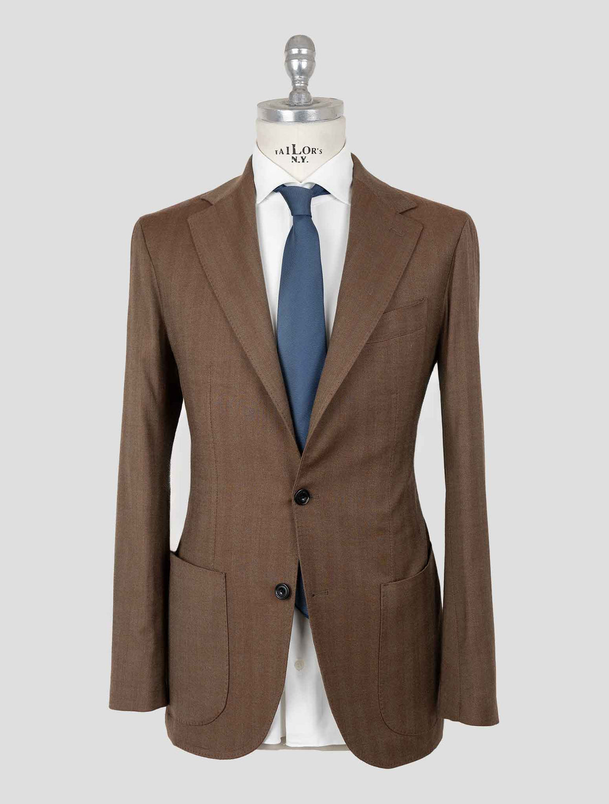 Sartorio Napoli  Brown Virgin Wool Ea Suit 1