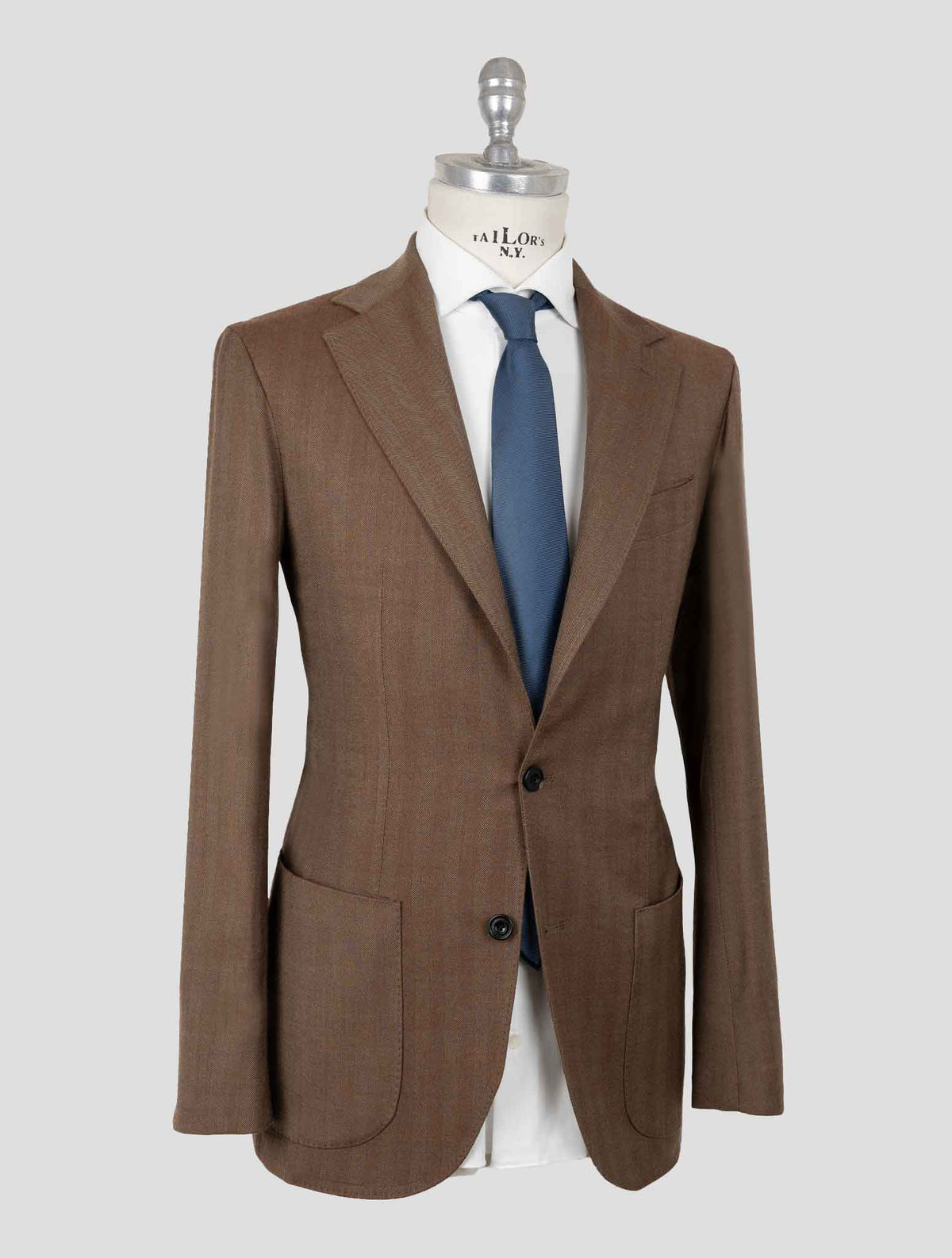 Sartorio Napoli  Brown Virgin Wool Ea Suit 2