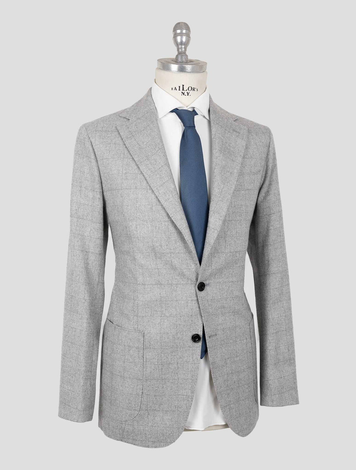 Sartorio Napoli Gray Virgin Wool Cashmere Ea Suit 2