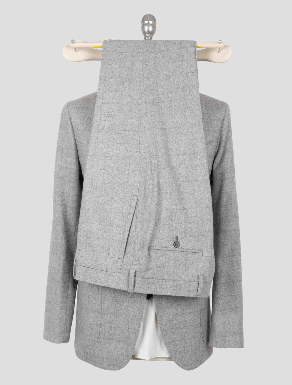 Sartorio Napoli Gray Virgin Wool Cashmere Ea Suit 4