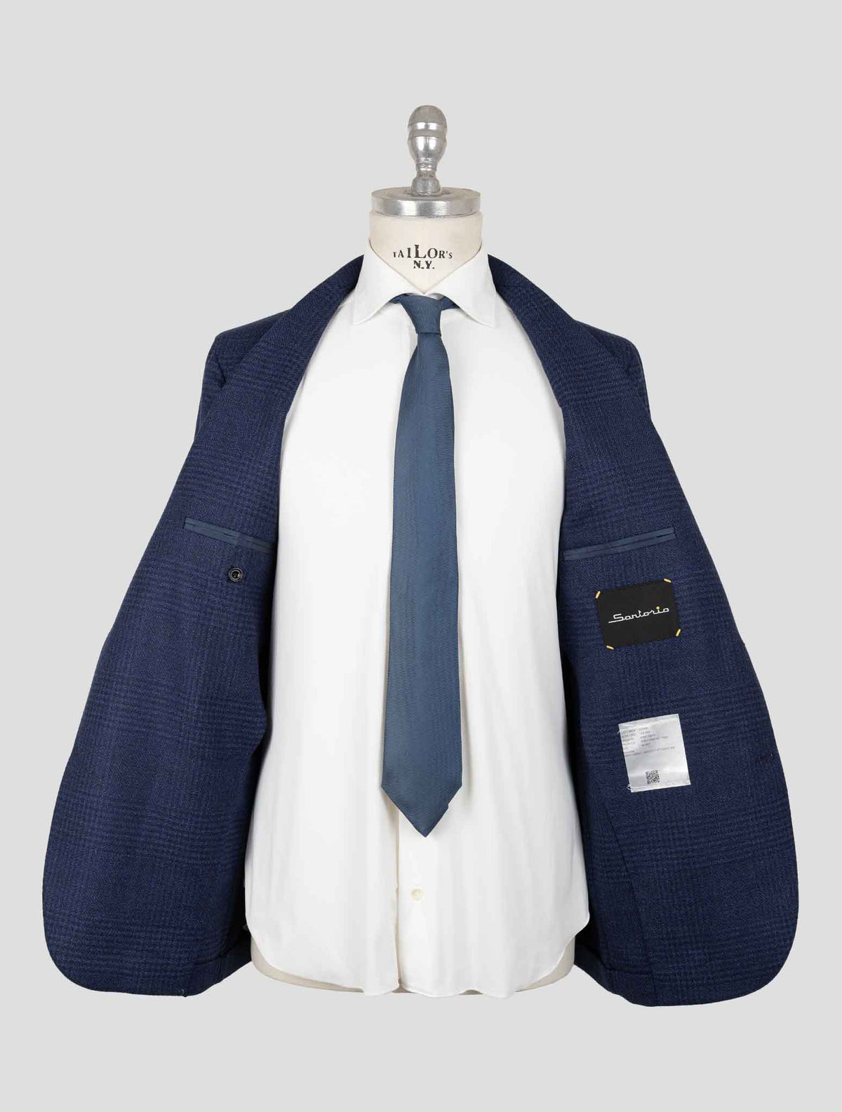 Sartorio Napoli  Blue Virgin Wool Ea Suit 7
