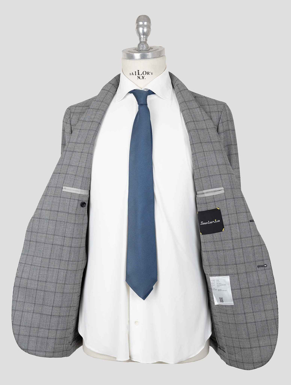 Sartorio Napoli  Gray Virgin Wool Pa Ea Suit 7