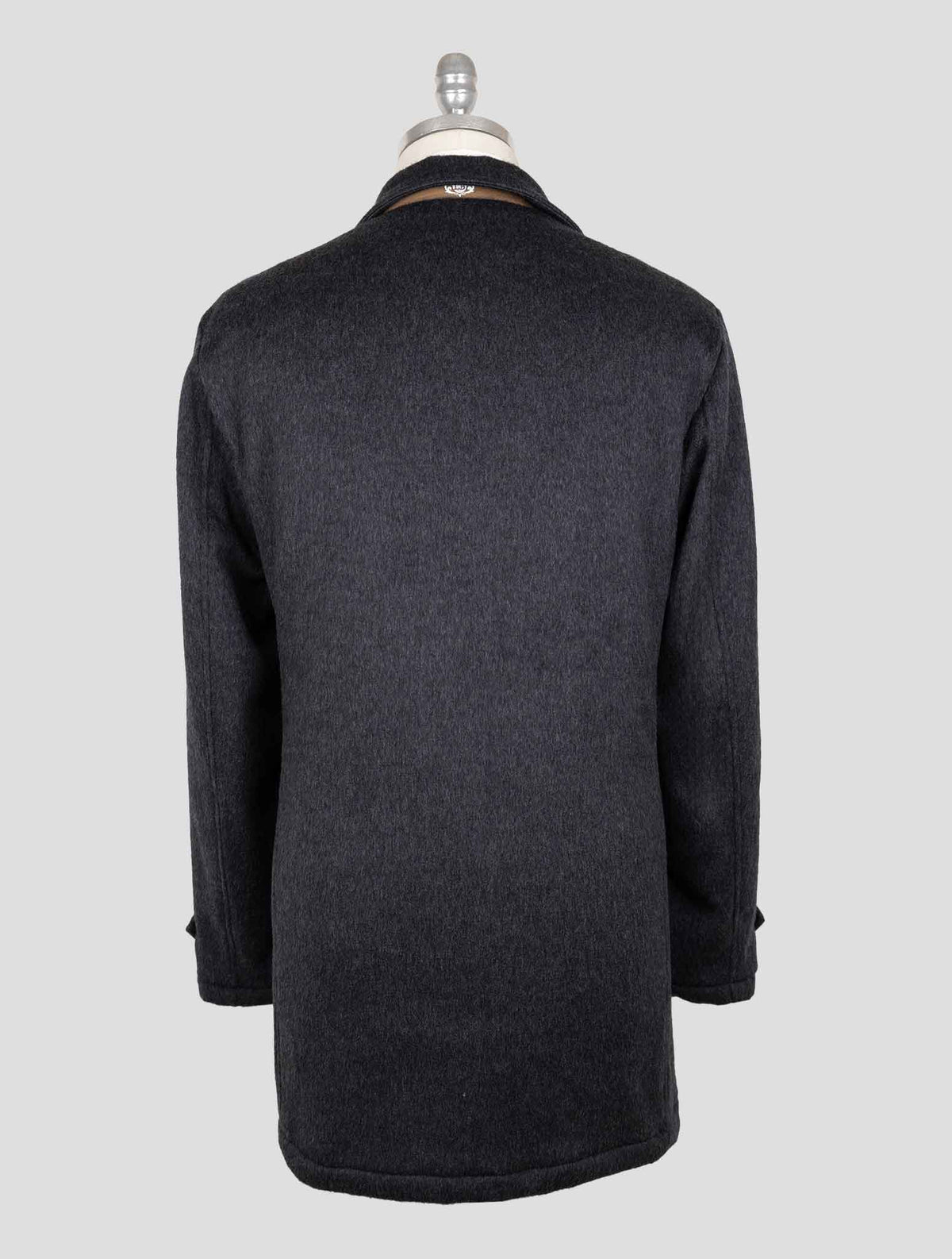Luigi Borrelli Dark Gray Virgin Wool Cashmere Overcoat 3
