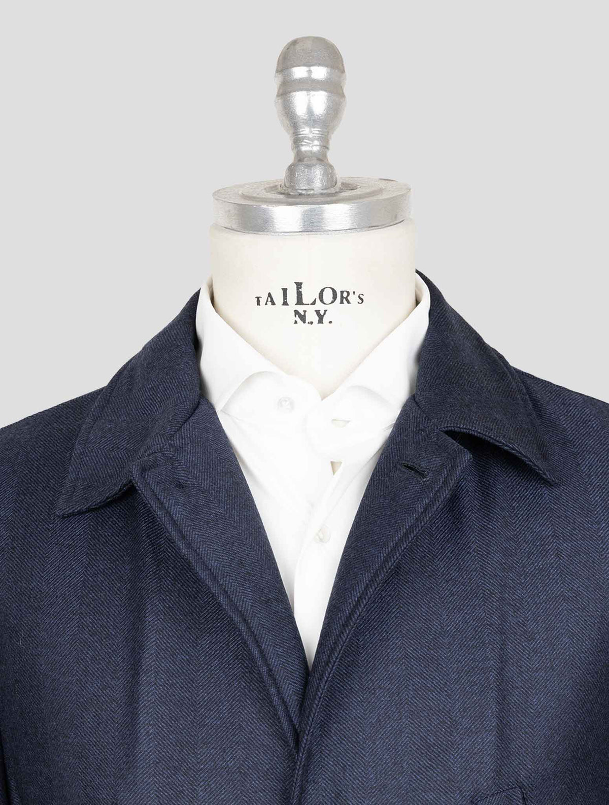 Luigi Borrelli Blue Virgin Wool Coat 4