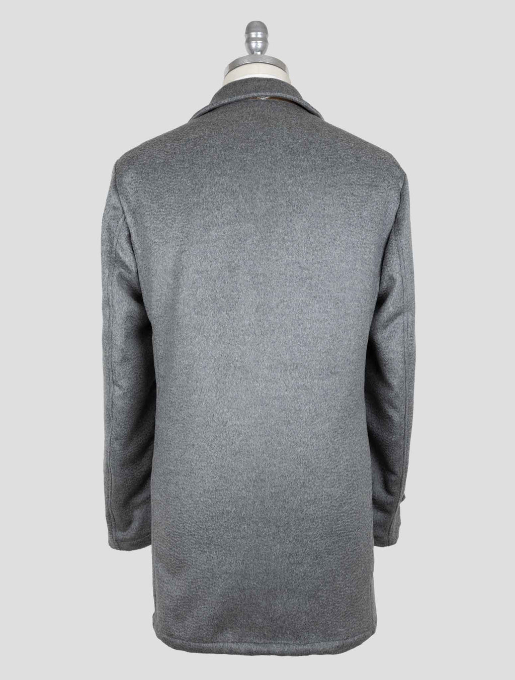 Luigi Borrelli Gray Virgin Wool Alpaca Overcoat 3