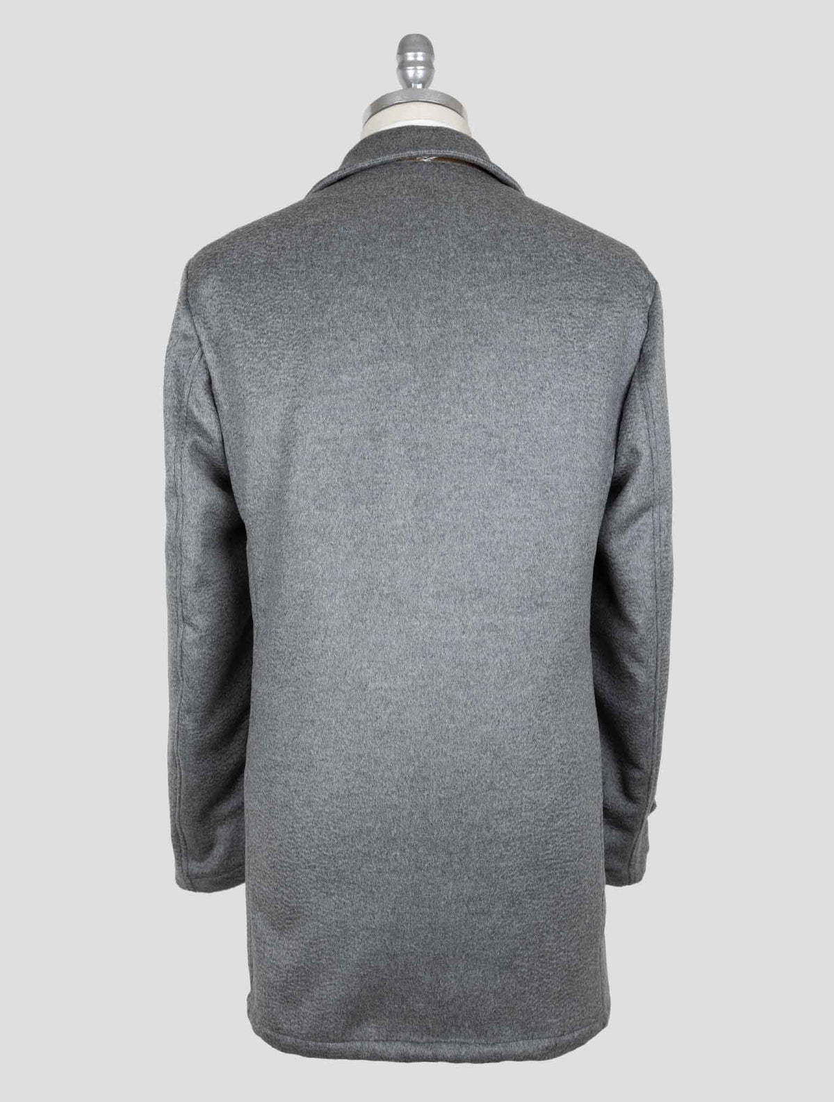 Luigi Borrelli Gray Virgin Wool Alpaca Overcoat 3