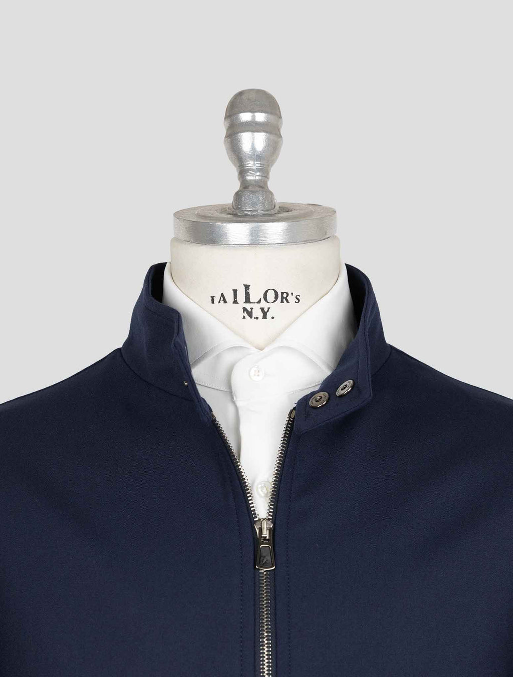 Isaia Blue Wool Ea Pa Coat 4