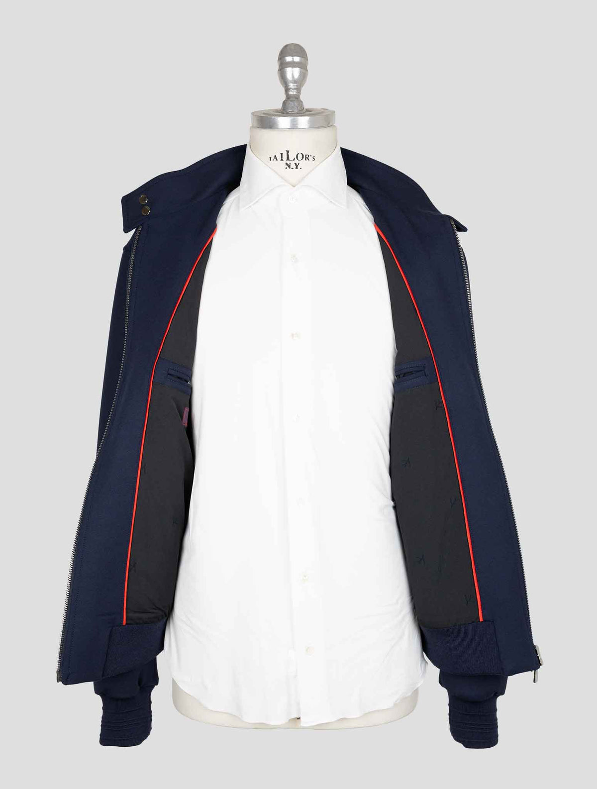 Isaia Blue Wool Ea Pa Coat 5