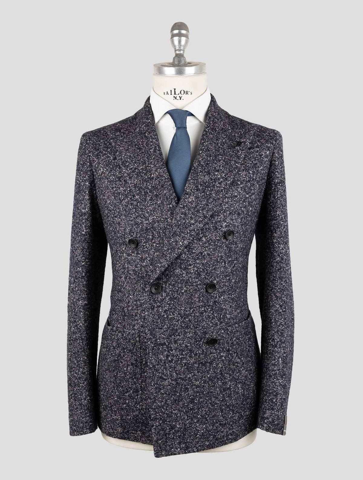 Tagliatore Blue Virgin Wool Silk Blazer 1