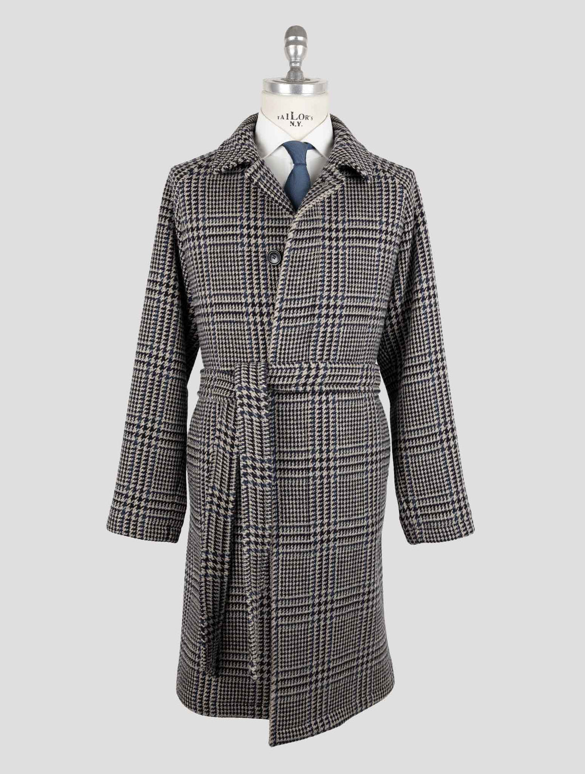Tagliatore Muticolor Virgin Wool Cashmere Overcoat 1