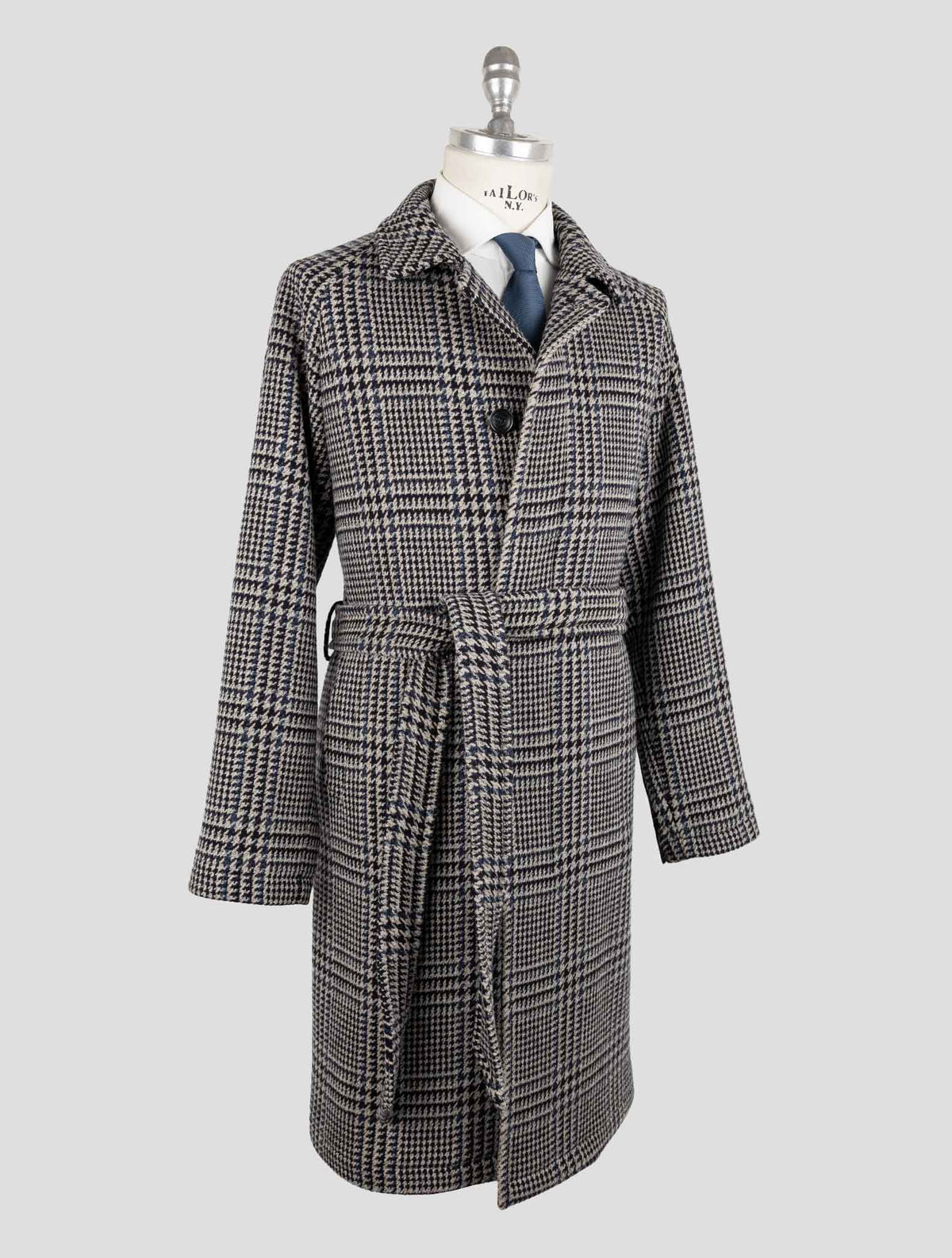 Tagliatore Muticolor Virgin Wool Cashmere Overcoat 2