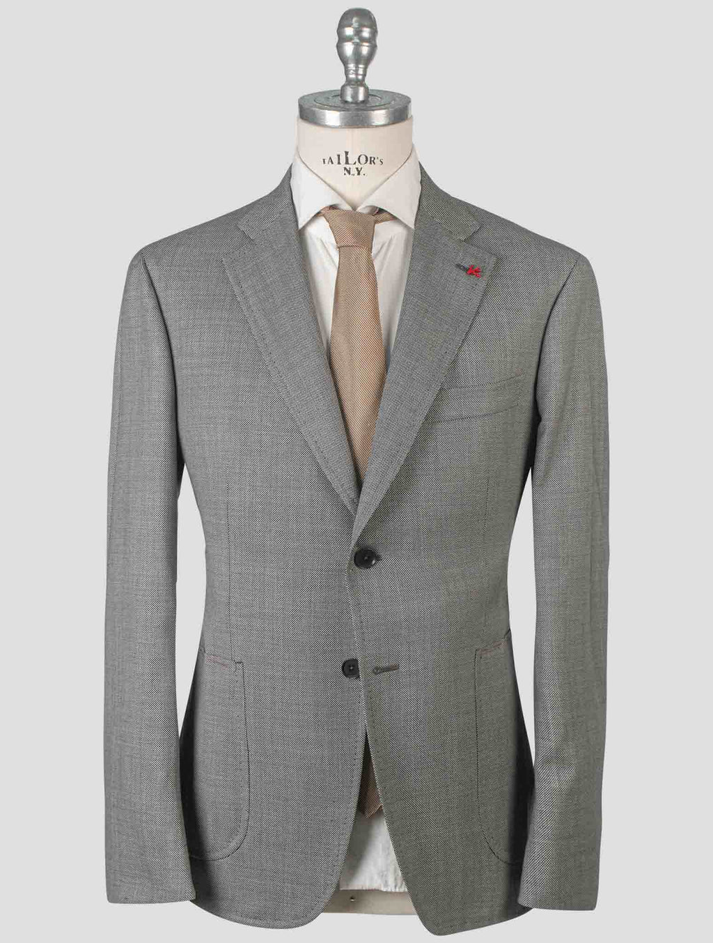 Isaia Gray Wool Suit 1