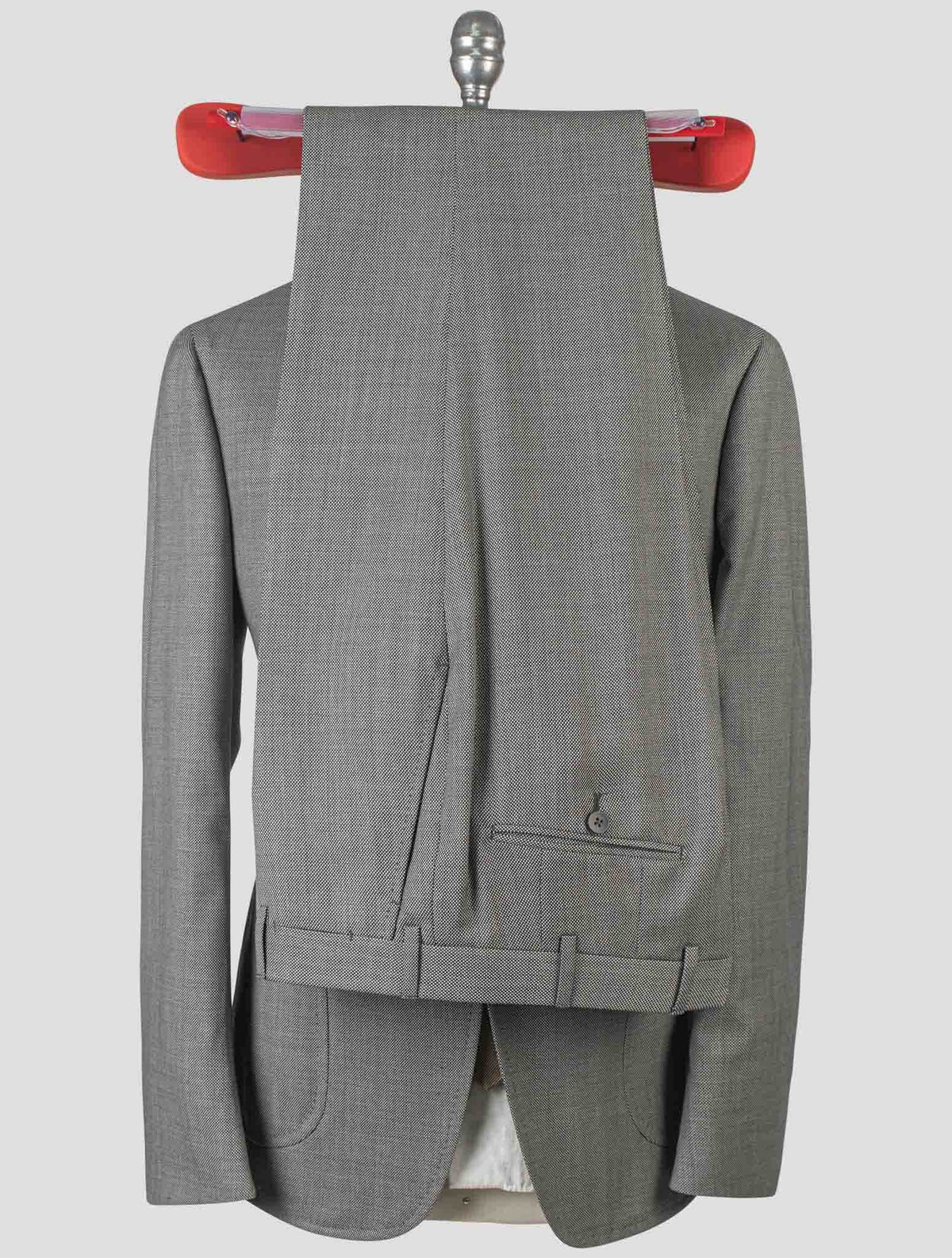 Isaia Gray Wool Suit 6