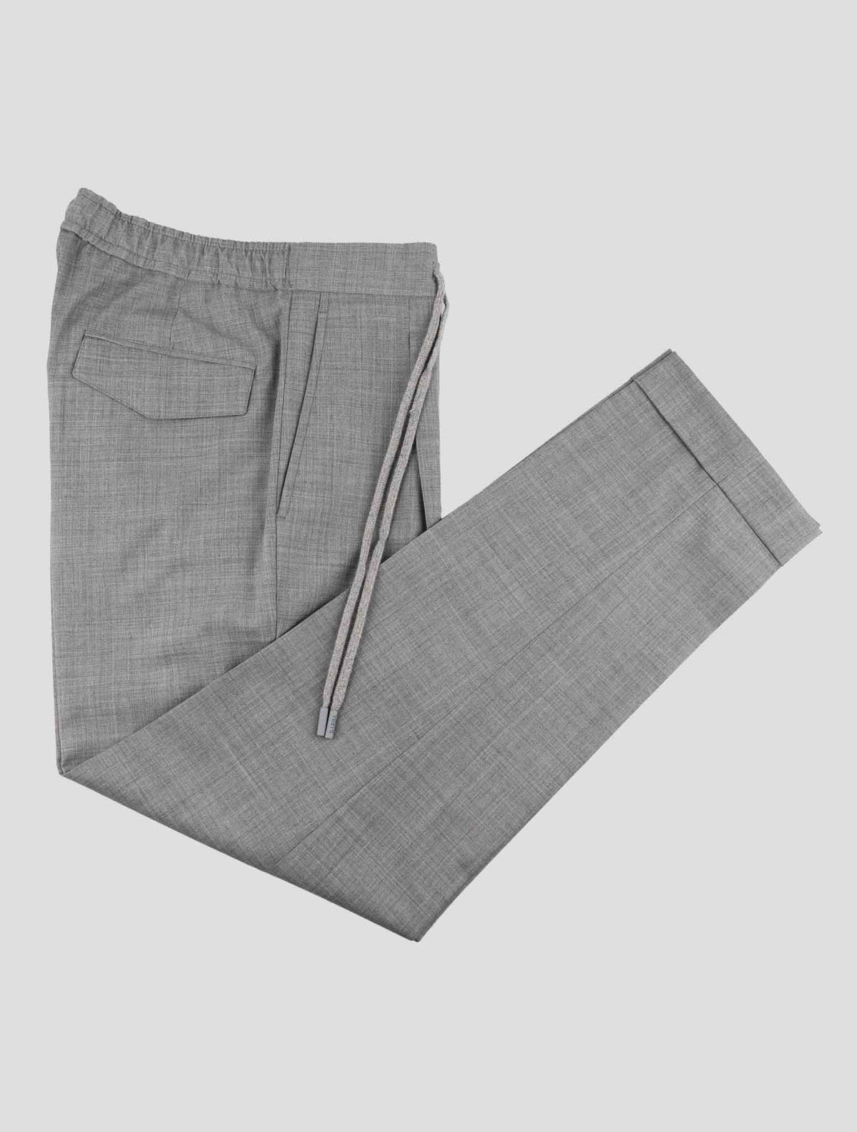 Barba Napoli Gray Pl Wool Ea Pants 1