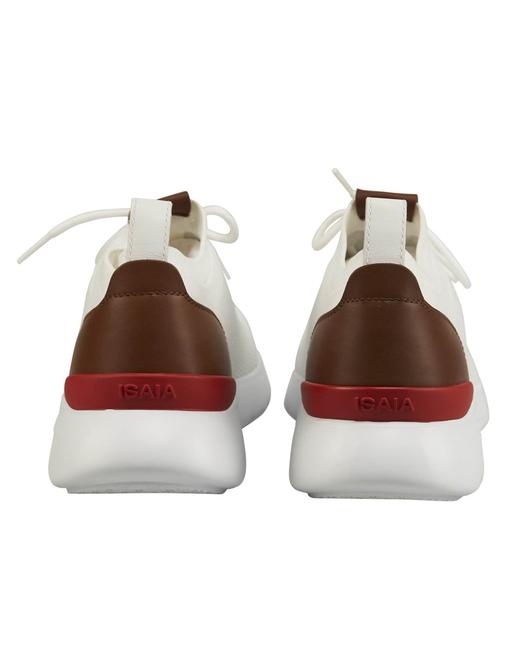 Isaia White Cotton Sneaker 6