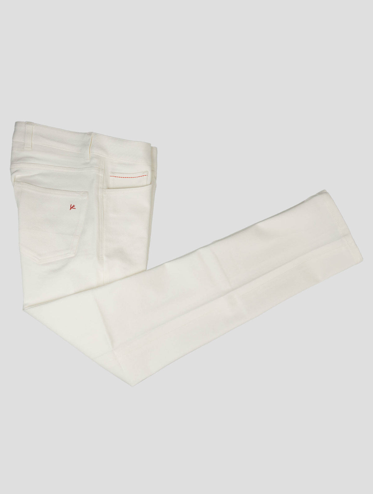 Isaia White Cotton Ea Jeans 3