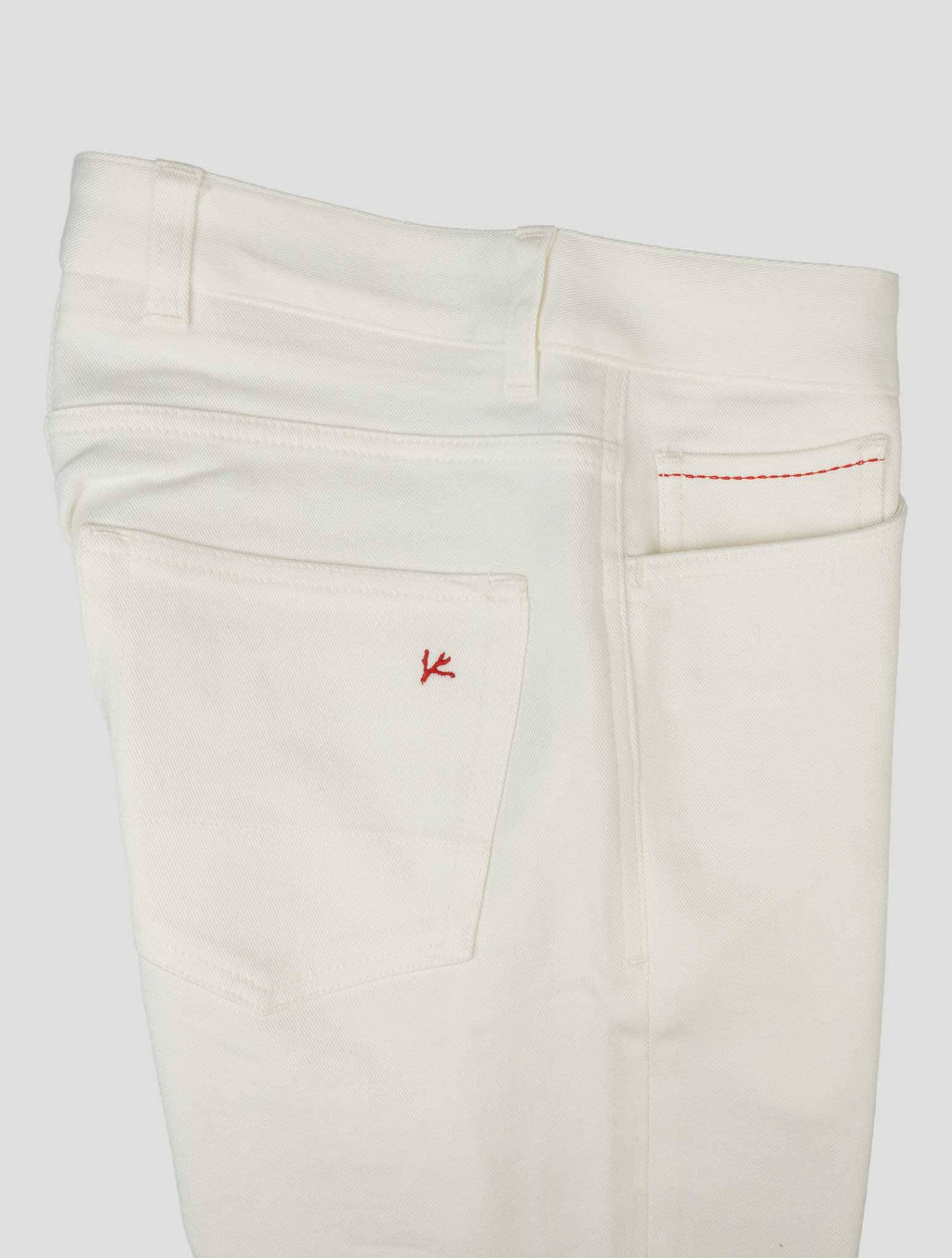 Isaia White Cotton Ea Jeans 4