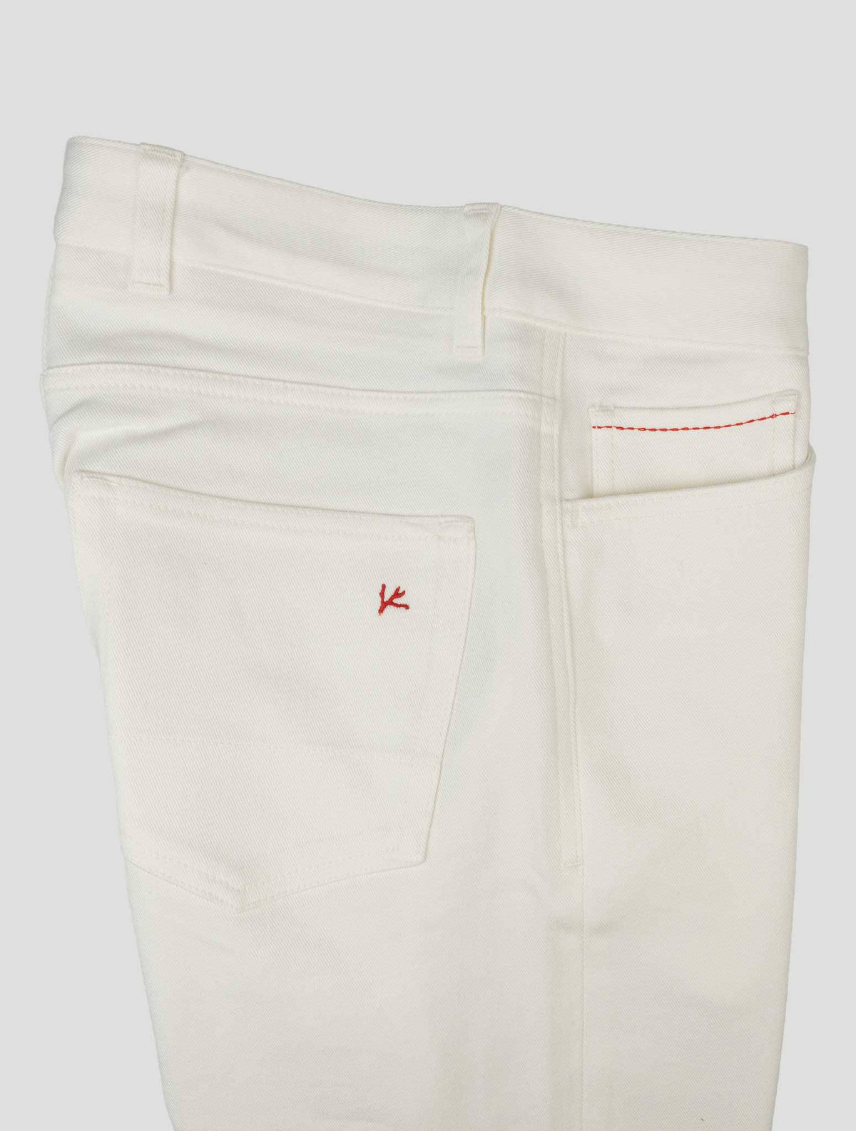 Isaia White Cotton Ea Jeans 4