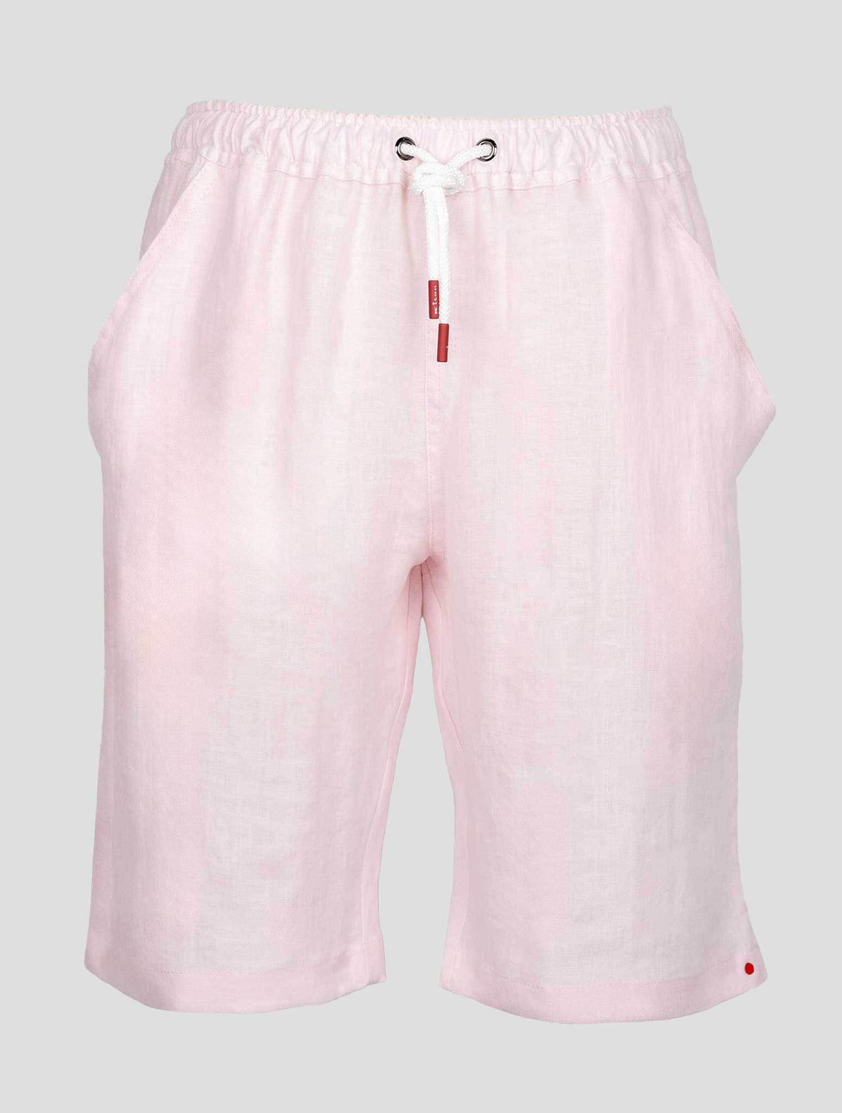 Kiton Pink Linen Short Pants 1